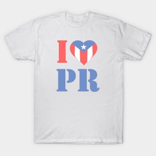 Puerto Rico Love Boricua Flag Heart T-Shirt